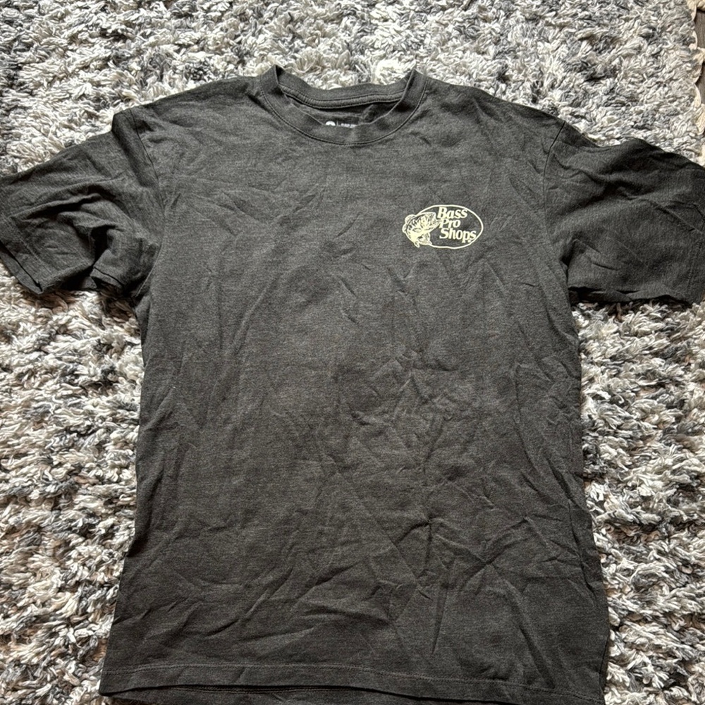 Bass Pro Shops Black Short Sleeve Tee
